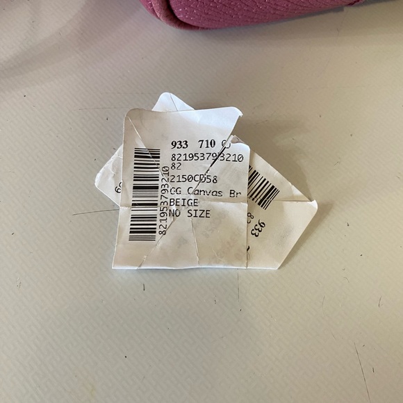 GUCCI GG canvas leather Monogram Small Bree Tote Pink - Picture 15 of 15